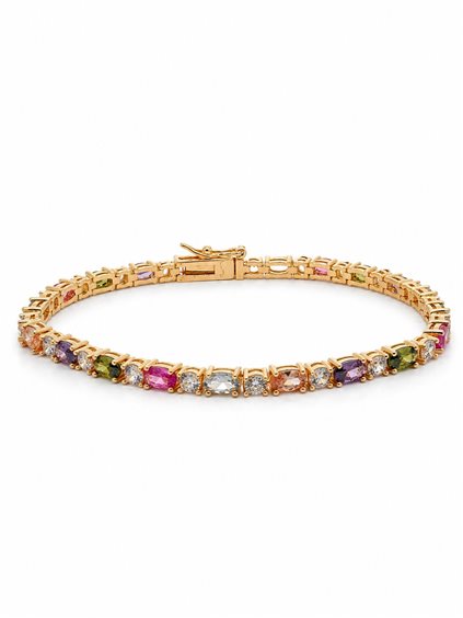 Bracciale Ultima Edizione Donna tennis in Argento BAO1875-MULTICOLOR - BAO1875-MULTICOLOR